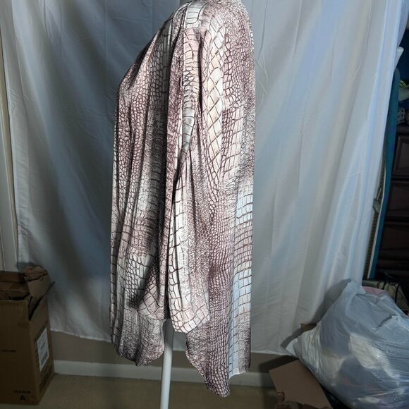 Jennifer Lopex Blouse Pink/Brown Size 1X - Picture 5 of 10